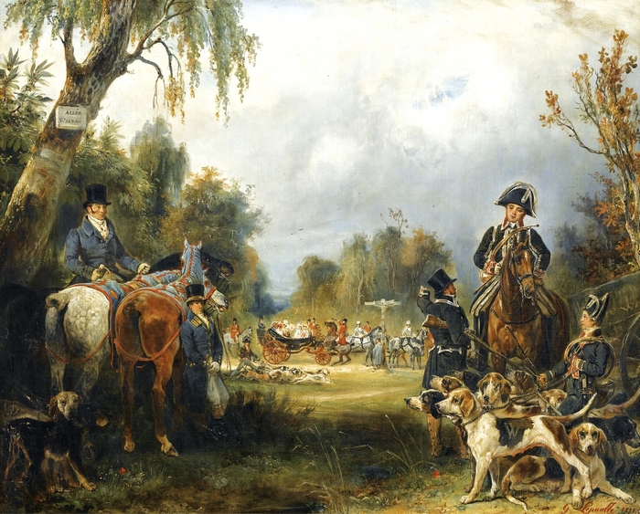 Rendez-vous du prince de Wagram - 1831 - Collection privée